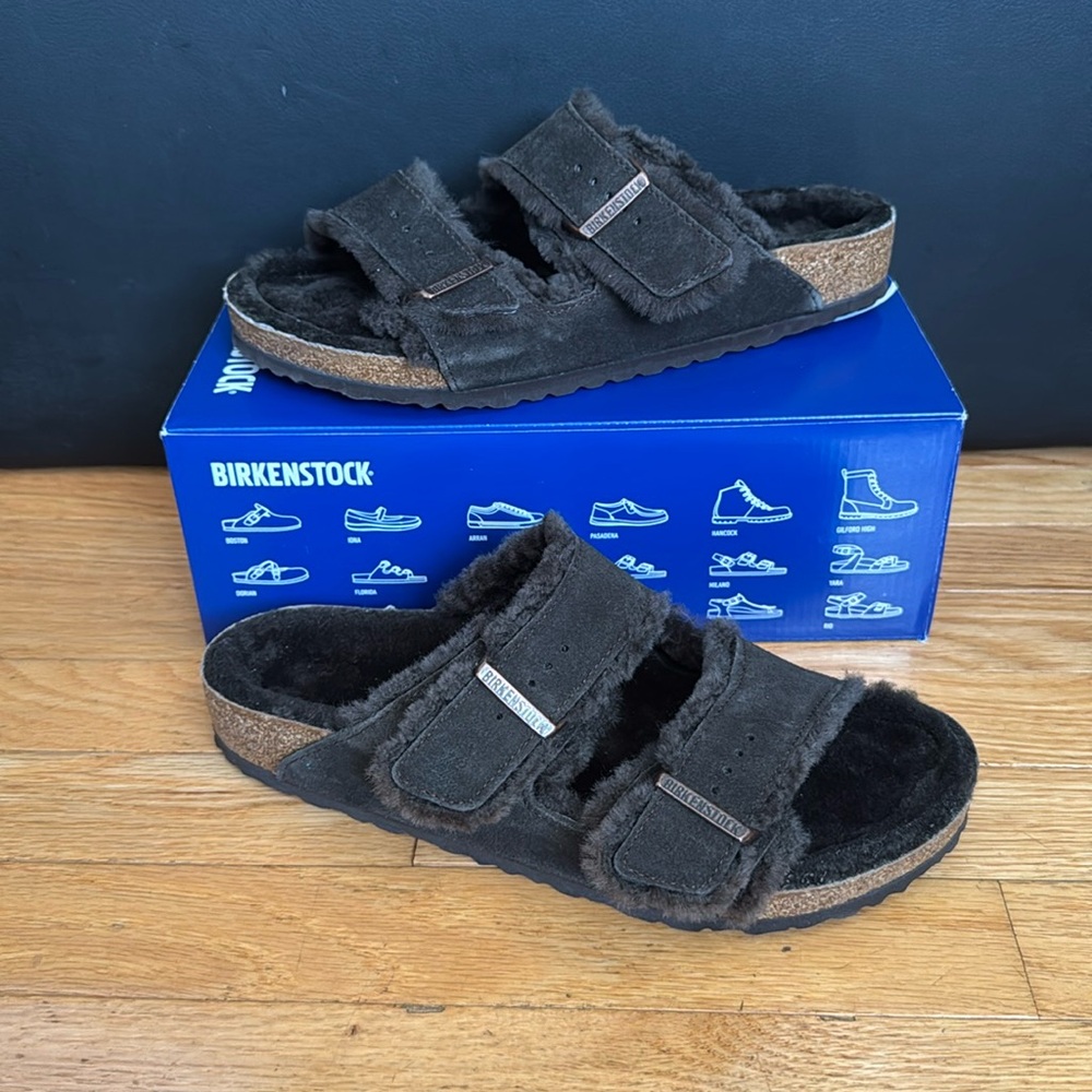 Birkenstock Arizona Shearling Mocha Women’s 11 Men’s 9